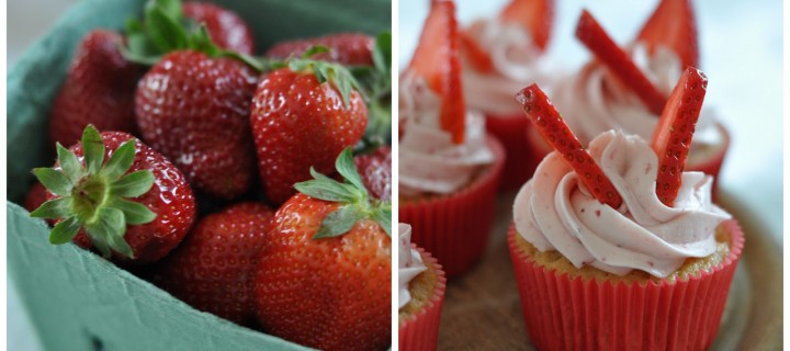 Fotos Erdbeer Cupcakes SMB